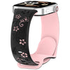 Two-Tone Floral Silicone Watch Strap for Redmi Smartwatches