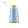 High-Tenacity Polyester Embroidery Thread (120D/2, 40wt) for Home & Industrial Machines