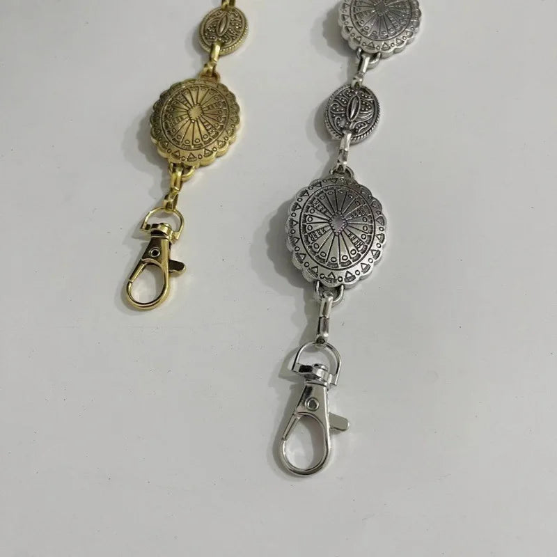 Vintage Gold Sunflower Waist Chain