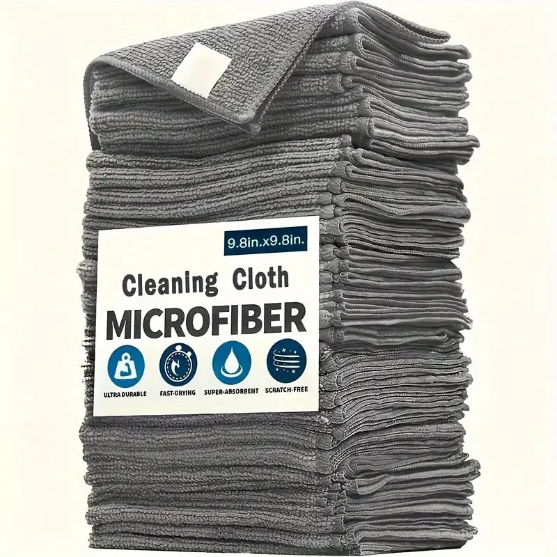 Lint-Free Microfiber Cleaning Cloths (4-Pack)