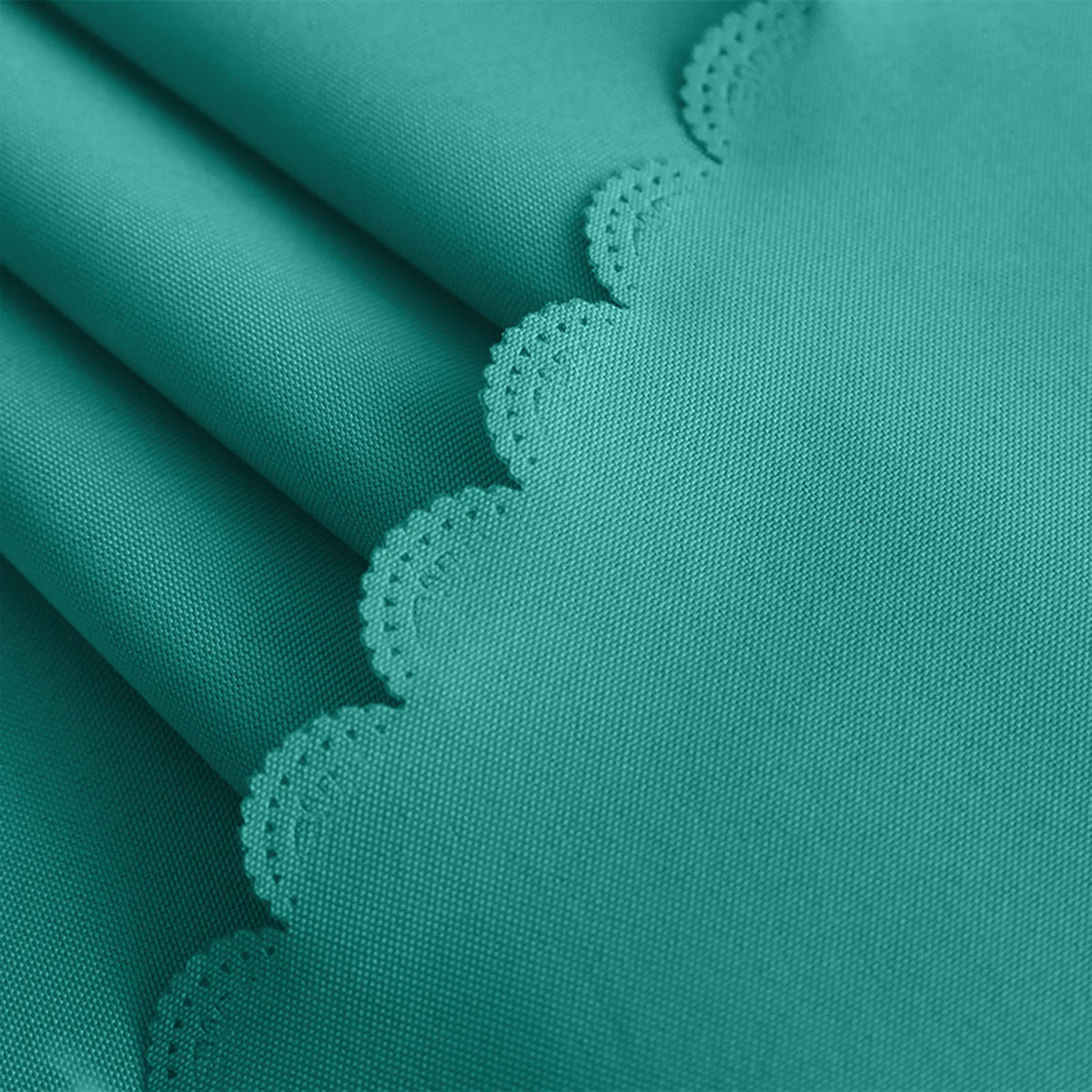 Round Solid Color Polyester Tablecloth for Weddings, Parties & Dining