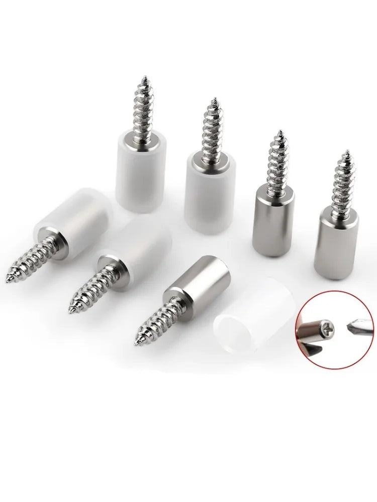 Self-Tapping Cabinet Shelf Supports with Rubber Sleeves