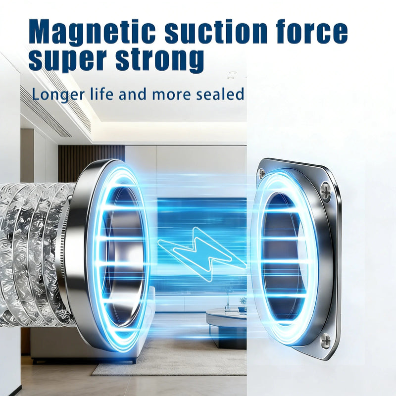 Magnetic Dryer Vent Connector with 4-Inch Duct