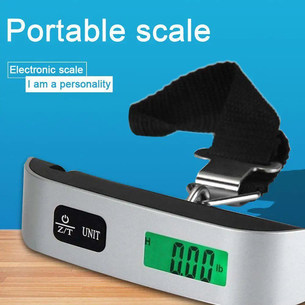 Portable Digital Luggage Scale - 110lb Capacity