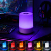 Modern LED Cylinder Night Light with Remote Control