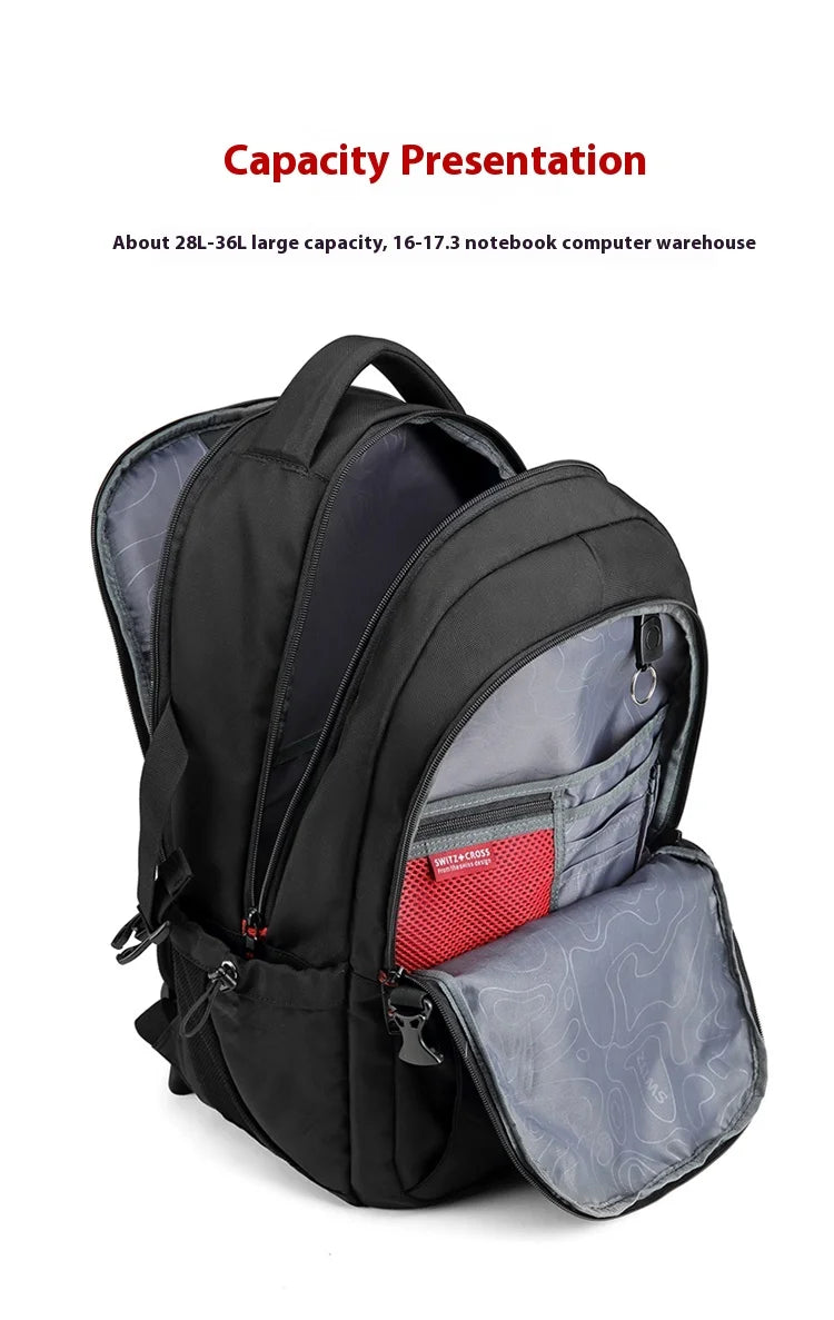 Anti-Theft Laptop Backpack with USB Charging Port