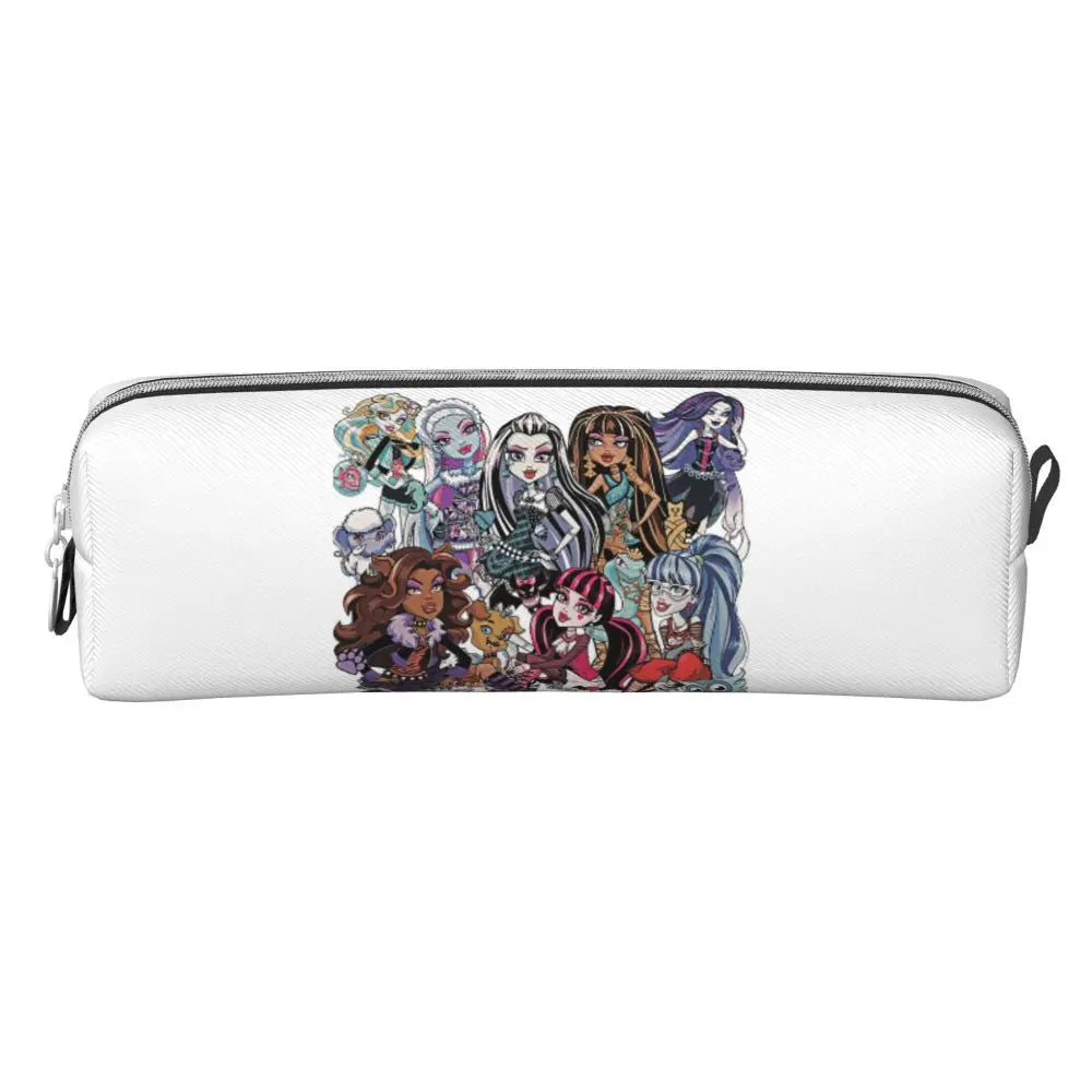 Monster High Pink Pattern Pencil Case