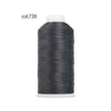 Spool of dark gray heavy-duty nylon bonded thread labeled col.738