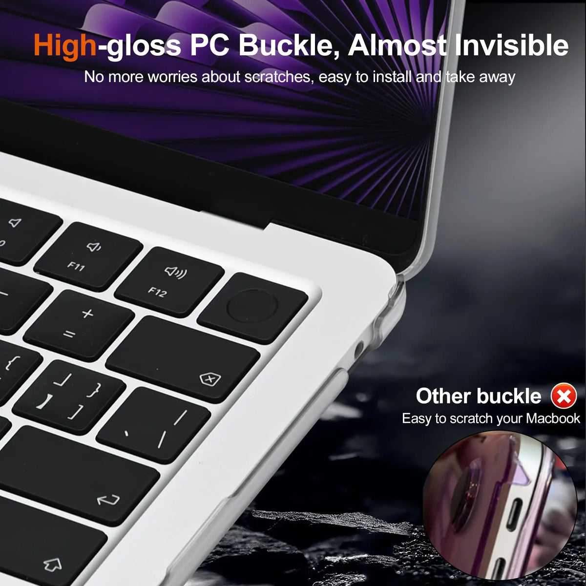 Ultra-Thin Matte Hard Shell Case for MacBook Air & Pro