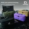 A collection of multi-color optional matching portable storage bags for camping and outdoor use.