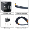 Heavy-Duty Steering Wheel Lock with Seat Belt Anchor