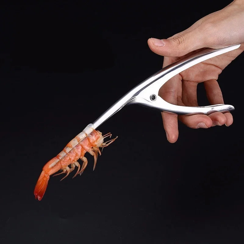 Pelador y Desvenador de Camarones de Acero Inoxidable