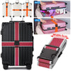 Secure Adjustable Luggage Strap with Combination Lock