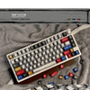 Comic Style Colorful Keycap Set – 136 Keys, Classic Minimalist Design