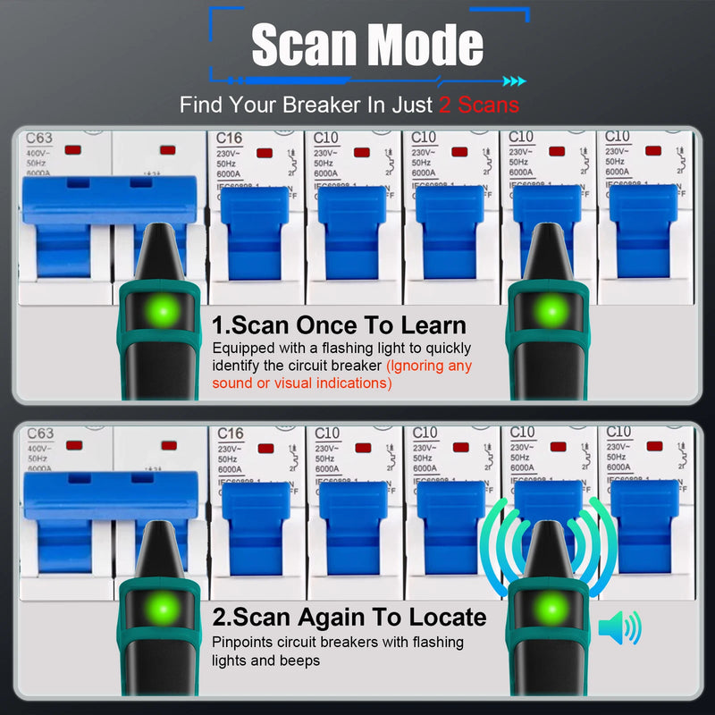 Smart Circuit Breaker Finder & Outlet Tester