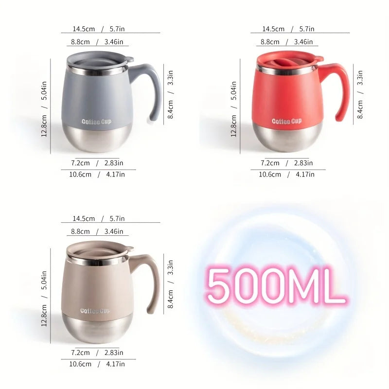 Insulated Stainless Steel Travel Mug with Lid