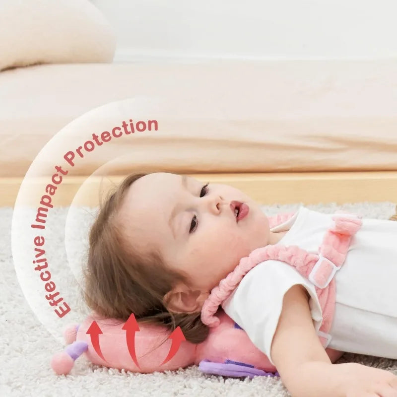 Baby Head Protector Cushion Backpack – Anti-Fall Safety Pillow for Toddlers