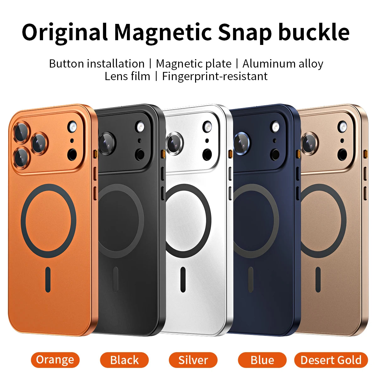 Magnetic Aluminum Phone Case