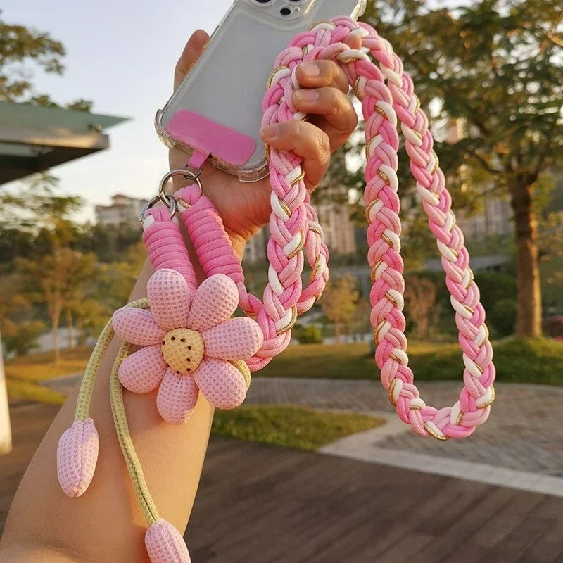 Crossbody Phone Lanyard with Decorative Rope