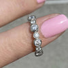 Round Cubic Zirconia Statement Ring