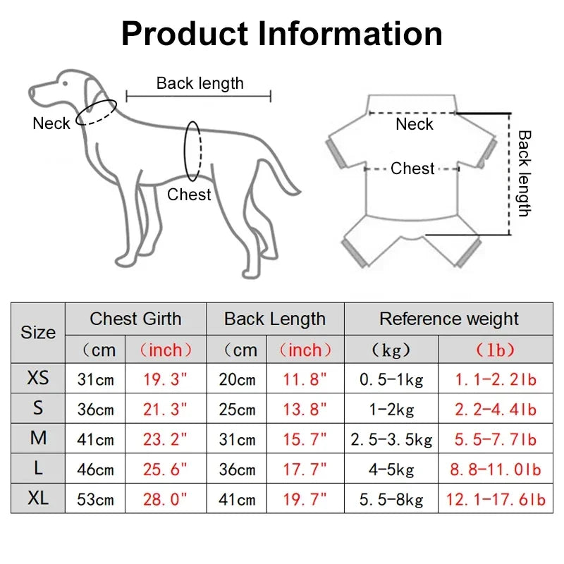 Body de Algodón Suave para Perros de Razas Pequeñas