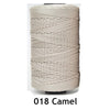 Spool of 018 Camel ice silk crochet yarn for knitting and DIY crafts