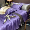 Housse de Couette en Satin de Soie Premium
