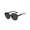 Retro Clear Frame Sunglasses with UV400 Protection