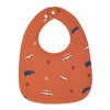 Soft Cotton Baby Bibs with Waterproof Backing (3-Layer, U-Shaped)