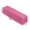 A pink rectangular polishing wheel with dimensions 48mm by 200mm and 58mm wide.