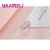 Sterling Silver Heart Engagement Ring for Women