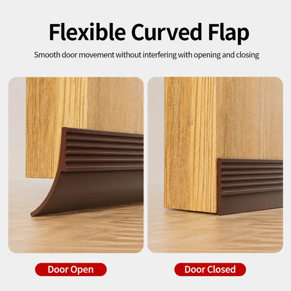 Self-Adhesive Door Bottom Seal Strip – Draft Stopper & Soundproofing