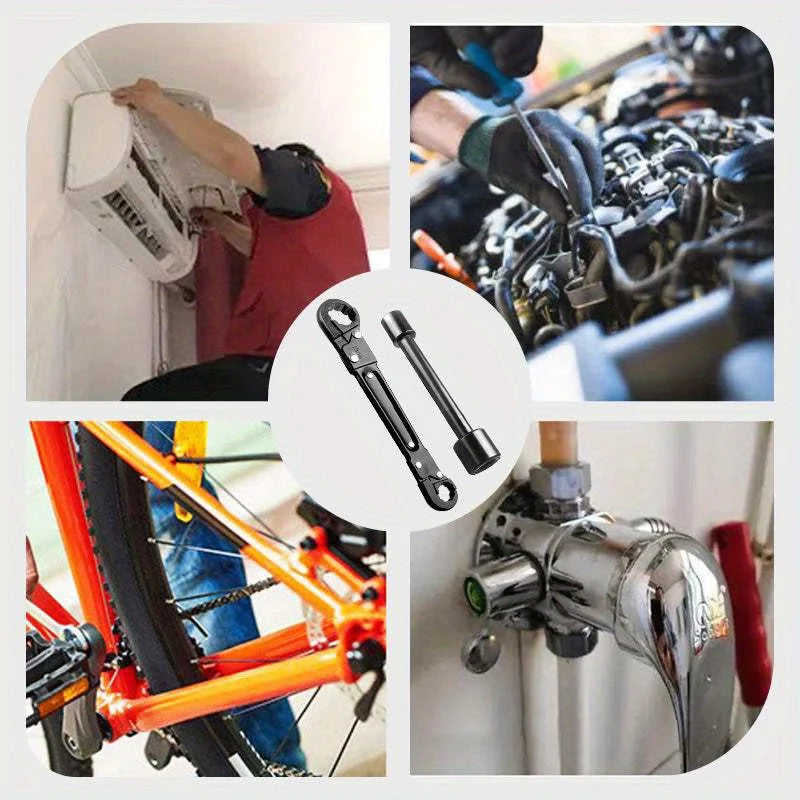 Professional Double-End Angle Stop Wrench for Plumbing Repairs
