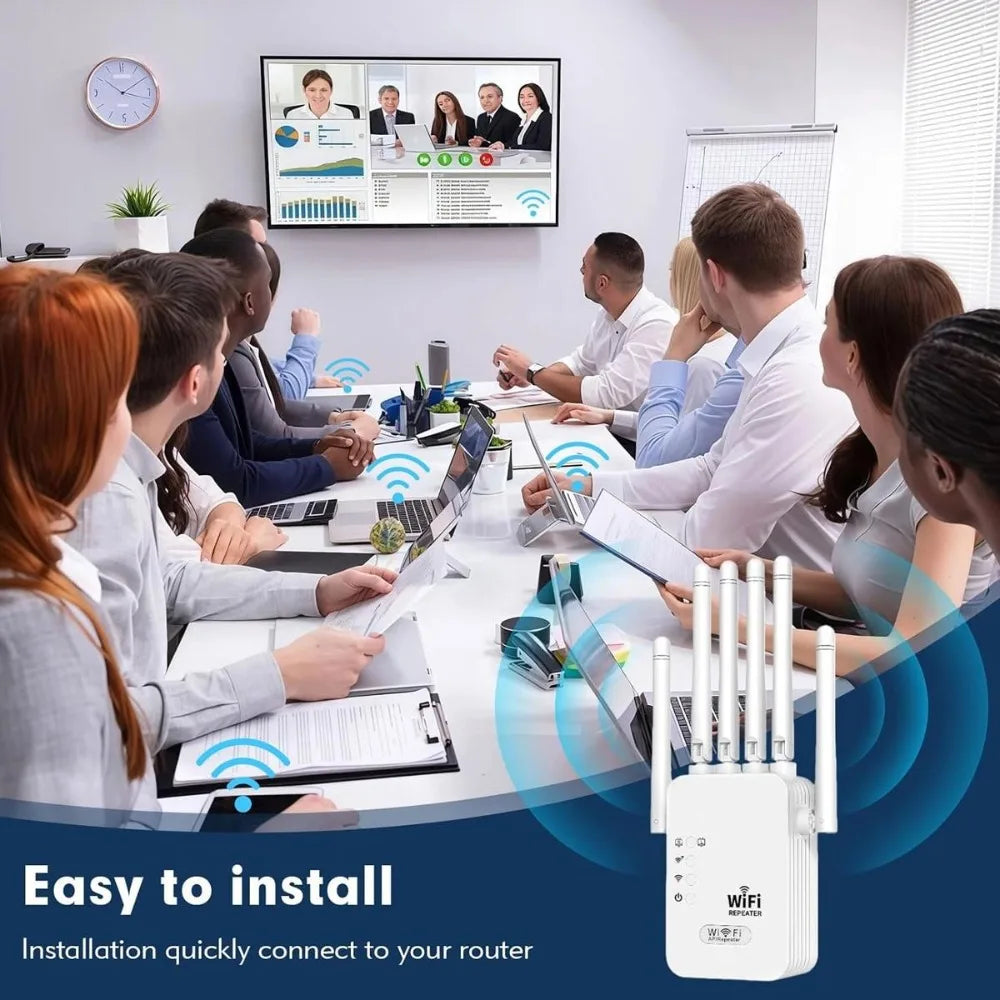 Amplificateur WiFi Extendeur Dual-Bande 6-en-1