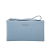 Slim PU Leather Zip-Around Wallet with Card and Phone Pockets