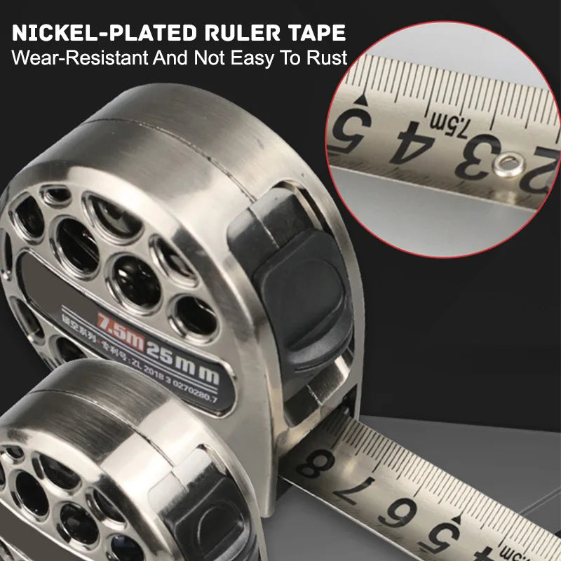 Heavy-Duty Steel Tape Measure with Corrosion-Resistant Finish