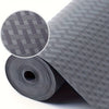 Roll of gray waterproof oil-proof shelf liner material with a magnified view of the woven texture