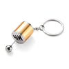 Mini Turbocharger Keychain with Gearbox Design