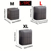 Large Capacity Fabric Storage Bag with Zipper and Handles
