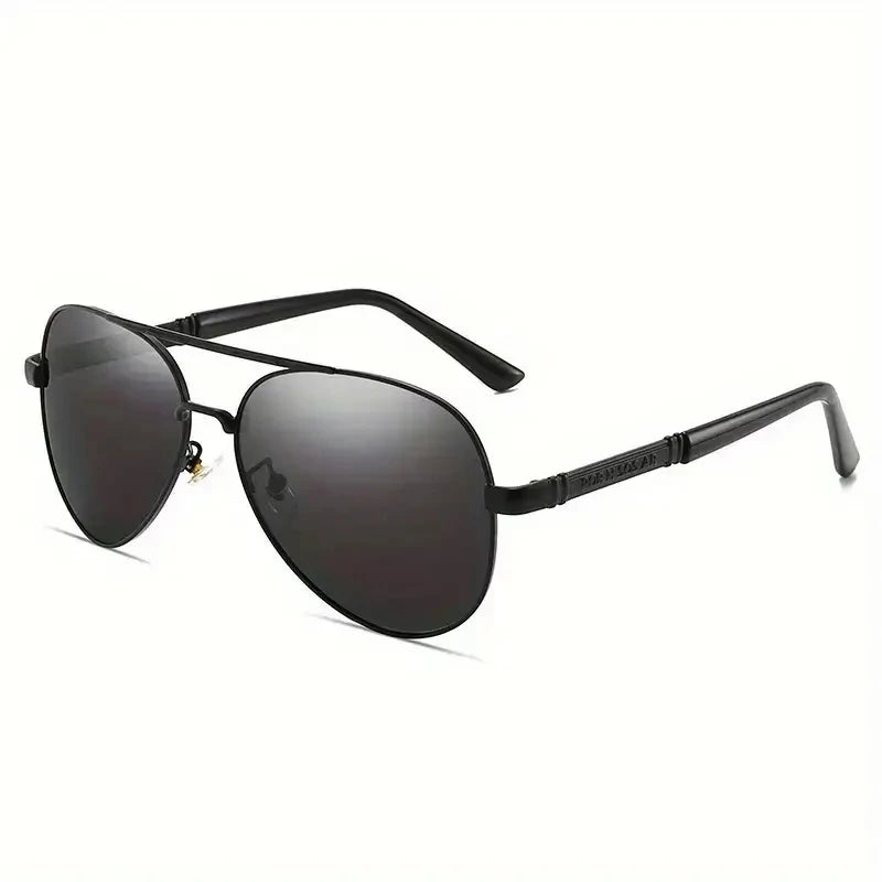 Lunettes de soleil polarisées pour homme avec monture en métal