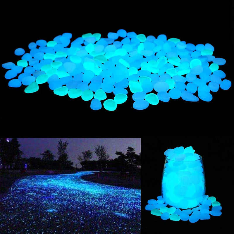 Luminous Garden Pebbles - 500 Pack