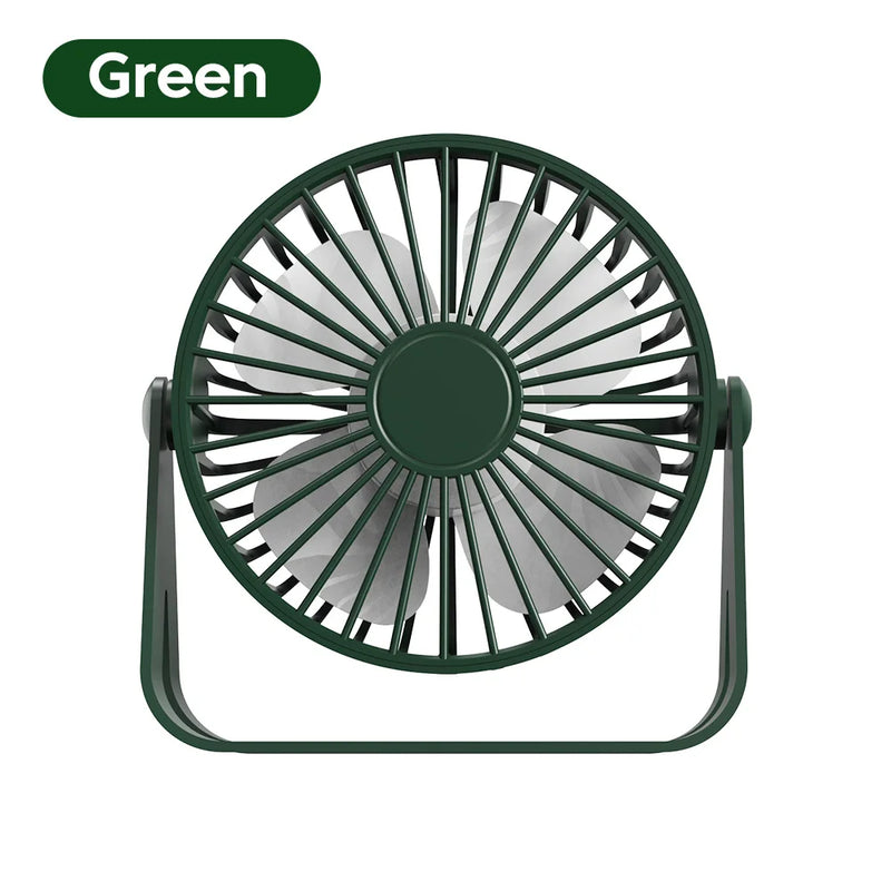 Portable USB Rechargeable Desk Fan