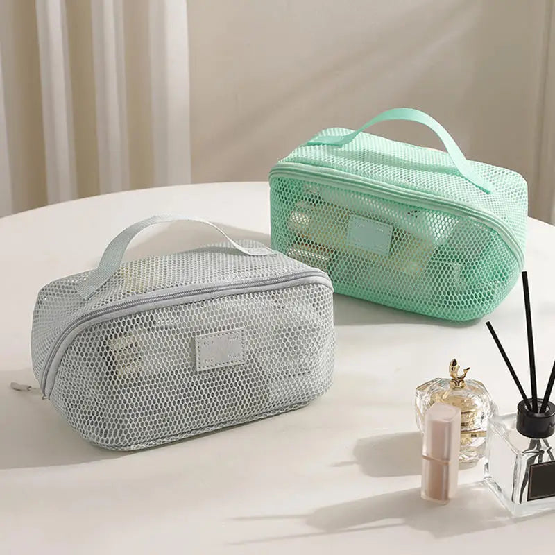 Compact Travel Cosmetic Organizer Bag