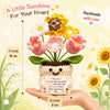 Handmade Crochet Amigurumi Doll with Love and Encouragement