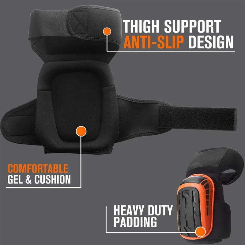 Heavy-Duty EVA Foam Knee Pads with Gel Cushion