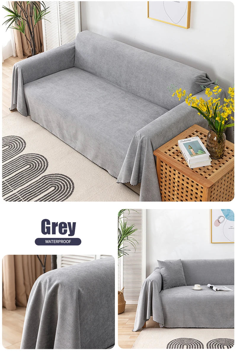 Waterproof Sofa Cover with Anti-Scratch Protection
