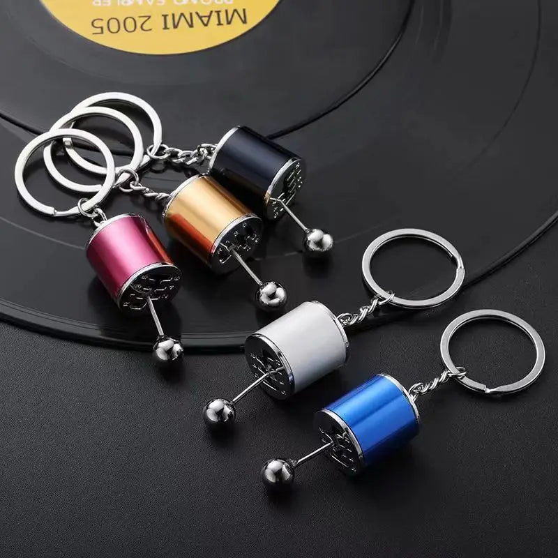 Mini Turbocharger Keychain with Gearbox Design
