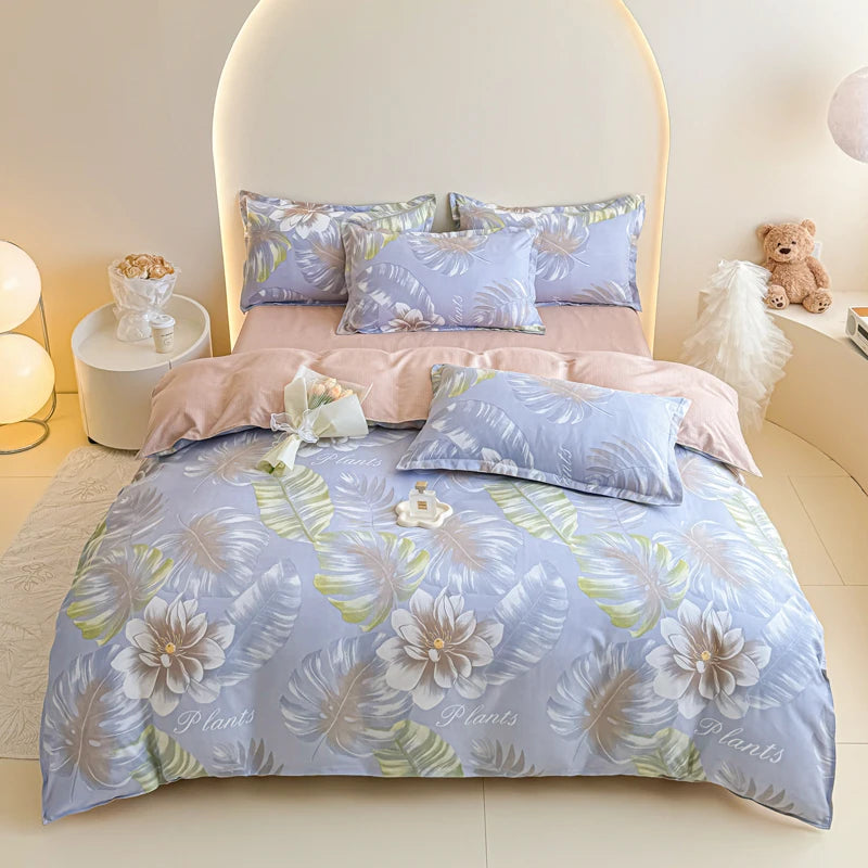 Brushed Polyester Duvet Cover with Matching Pillowcases