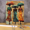 Adult Paint by Numbers Kit – African Women Portrait on Canvas