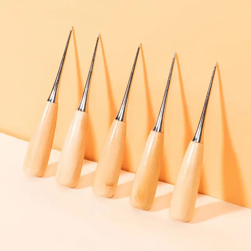 Heavy-Duty Handheld Hole Punch for Leather, Wood & Fabric